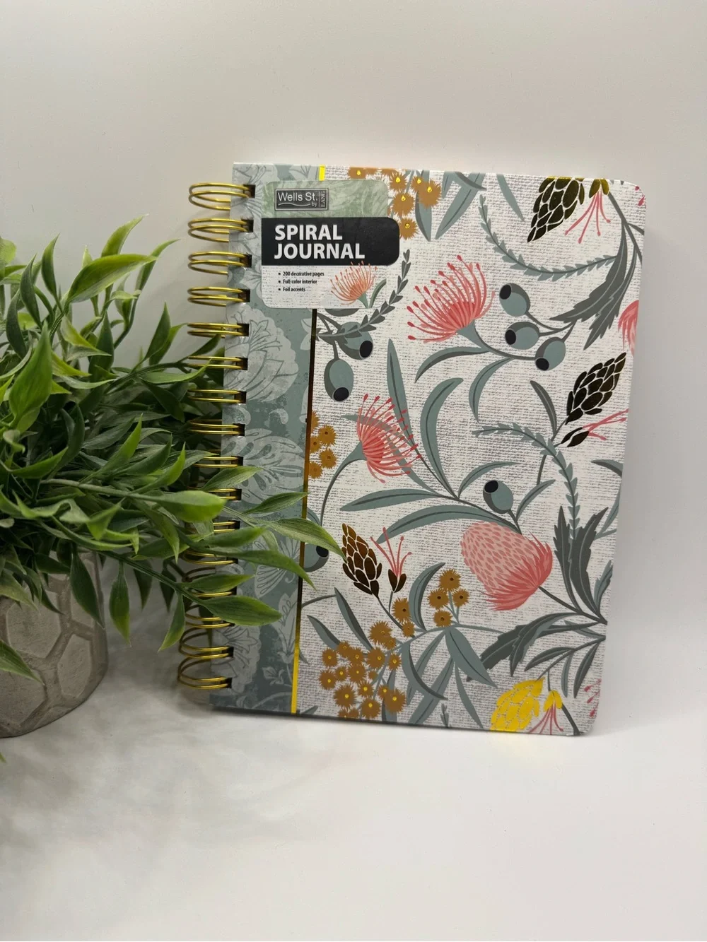 Wells St by Lang Spiral Journal, NWT. 200 Lined Pages.